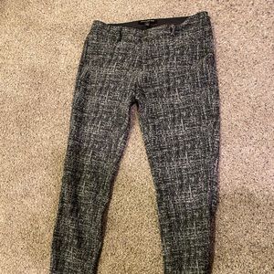 Banana Republic Black and Gray Dress Pants Size 2